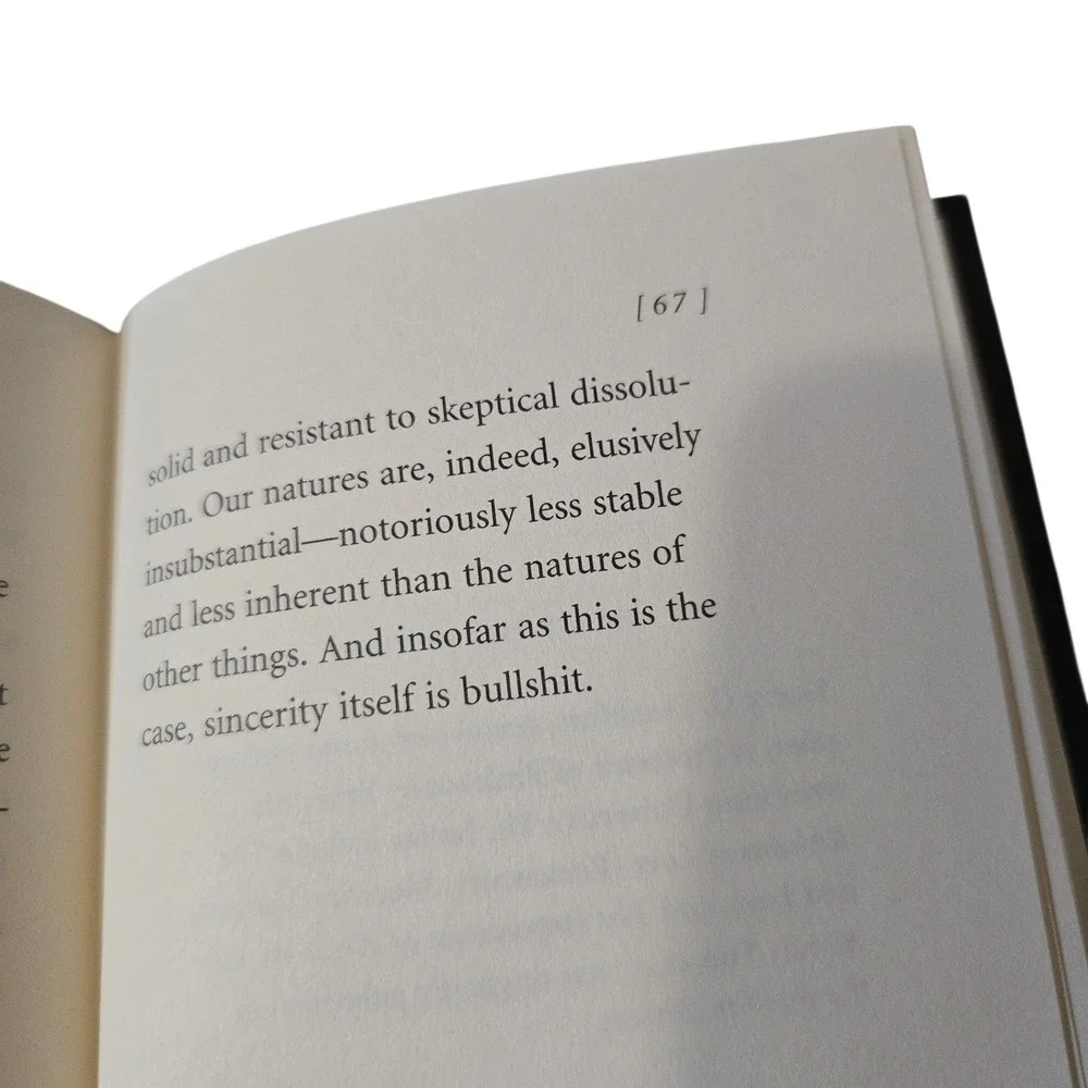 ON BULLSH*T Philosophy Essay Book Harry G‎ Frankfurt Hardcover Black Red USA EUC